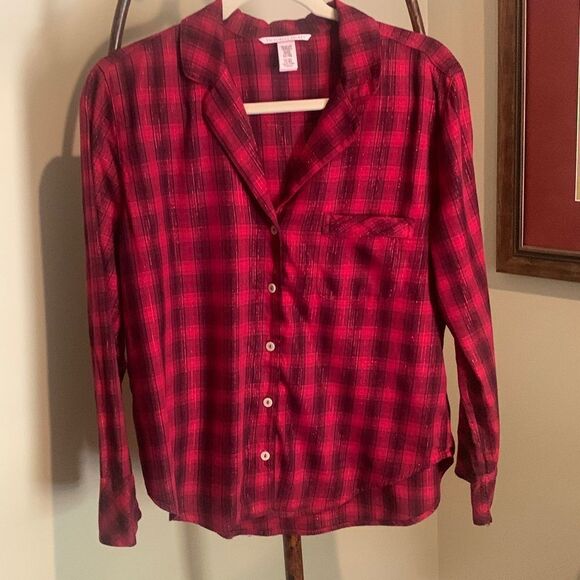Victorias Secret Red Plaid Pajamas - Picture 5 of 5